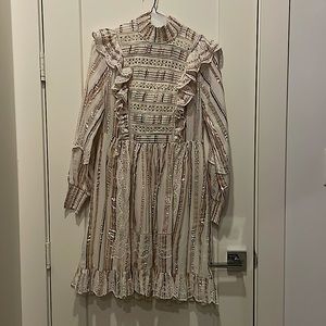 Sea New York Harriet Long Sleeve Ruffle Dress